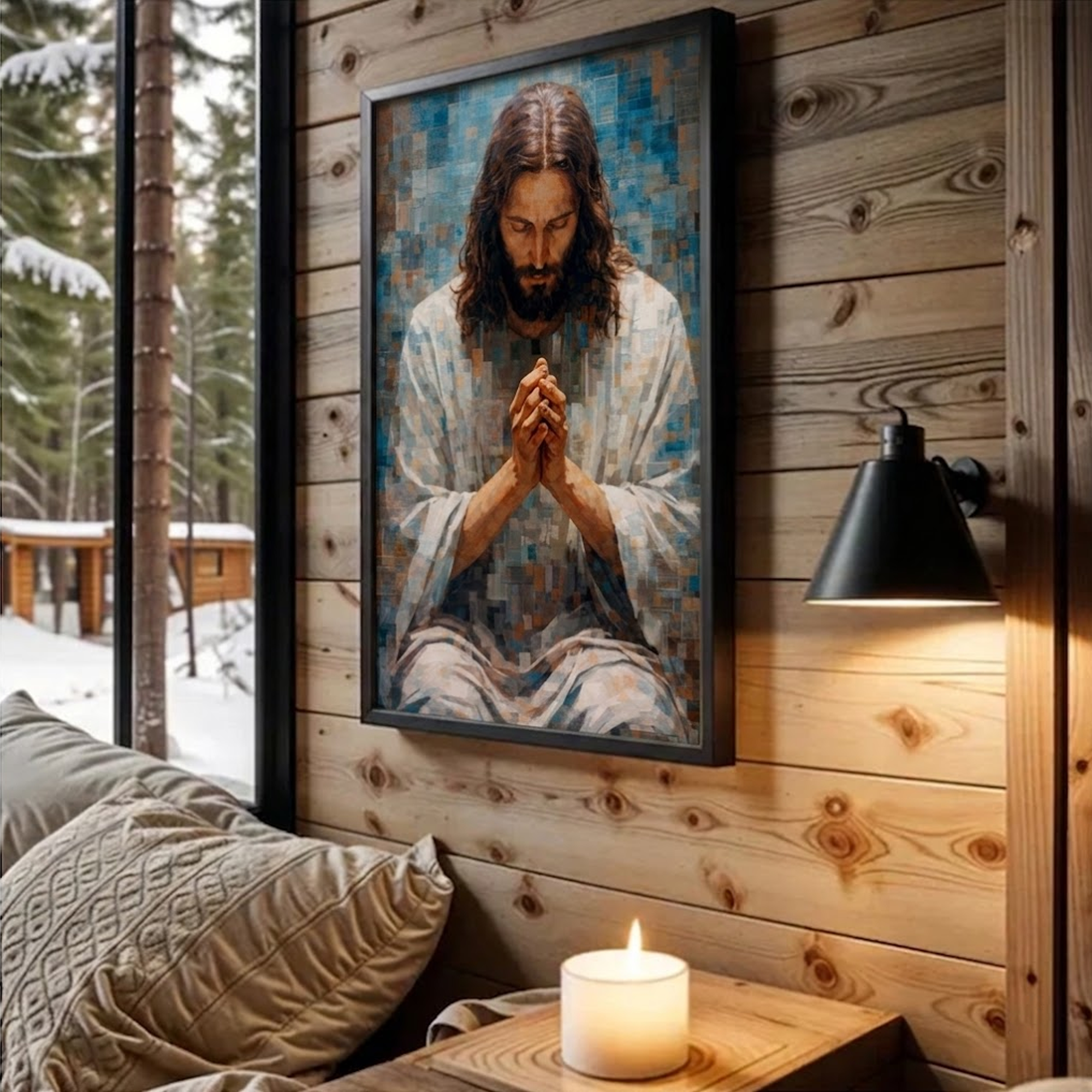 Divinity in Pieces Canvas Home Decoration