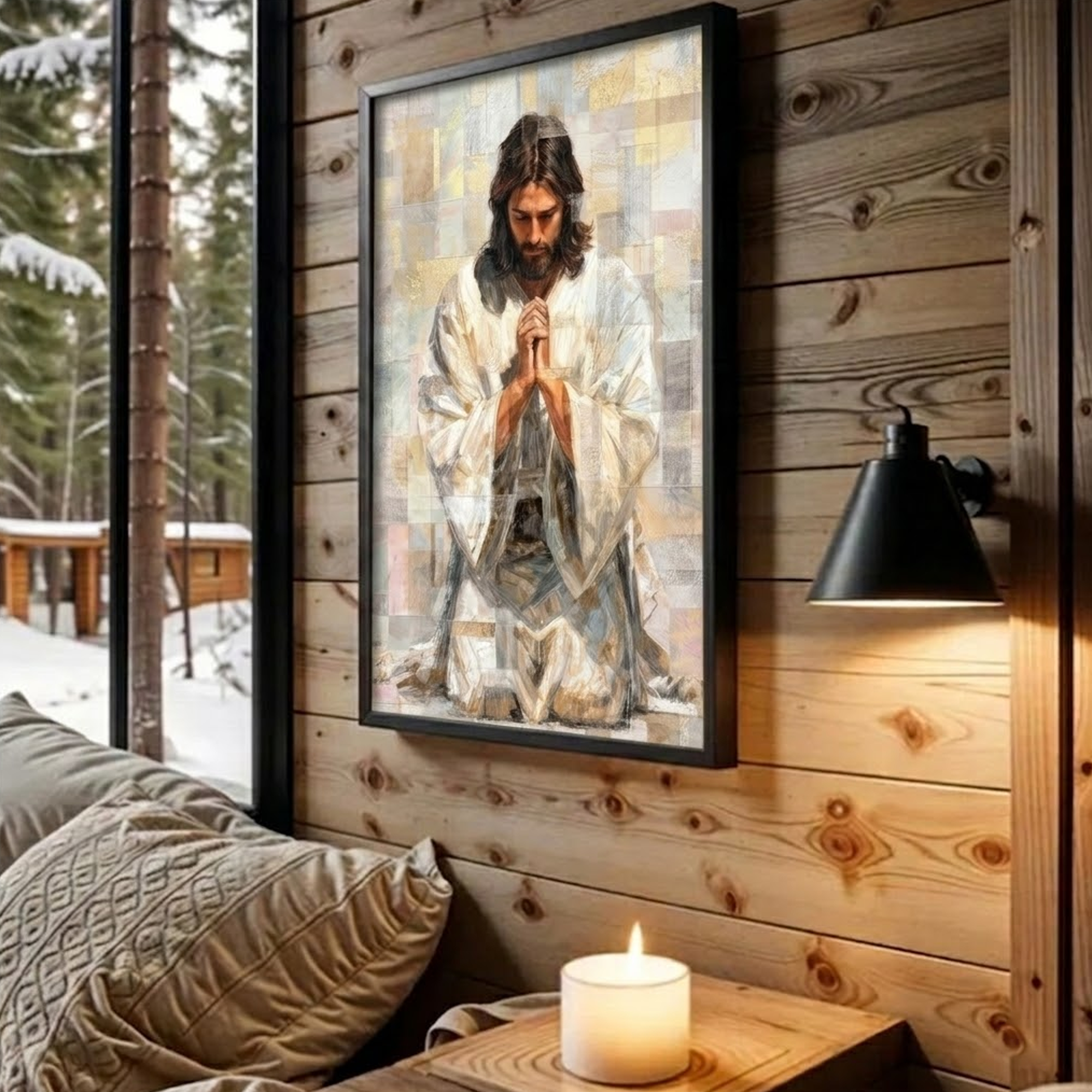 Pieces of the Divine Canvas Home Decoration