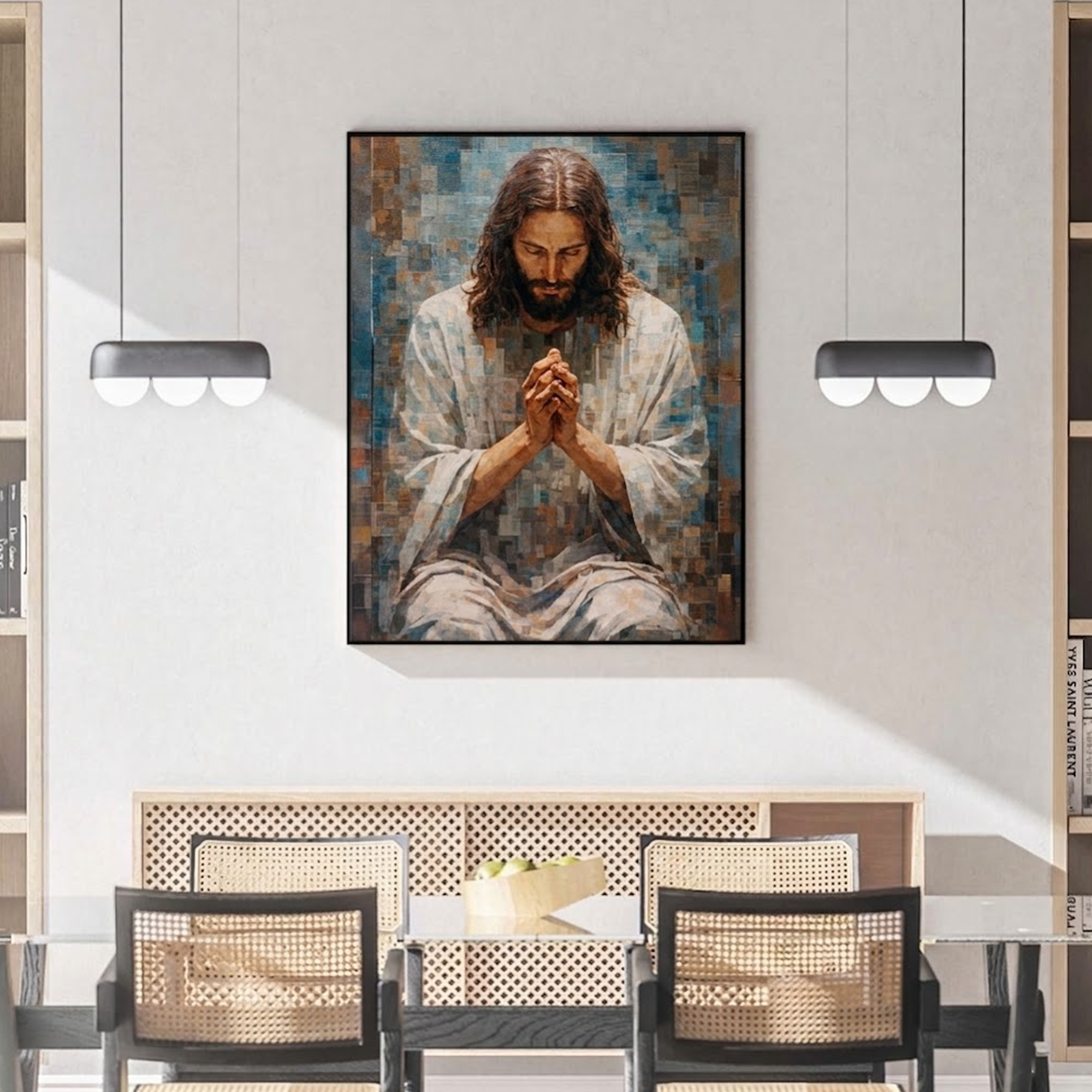 Divinity in Pieces Canvas Home Decoration