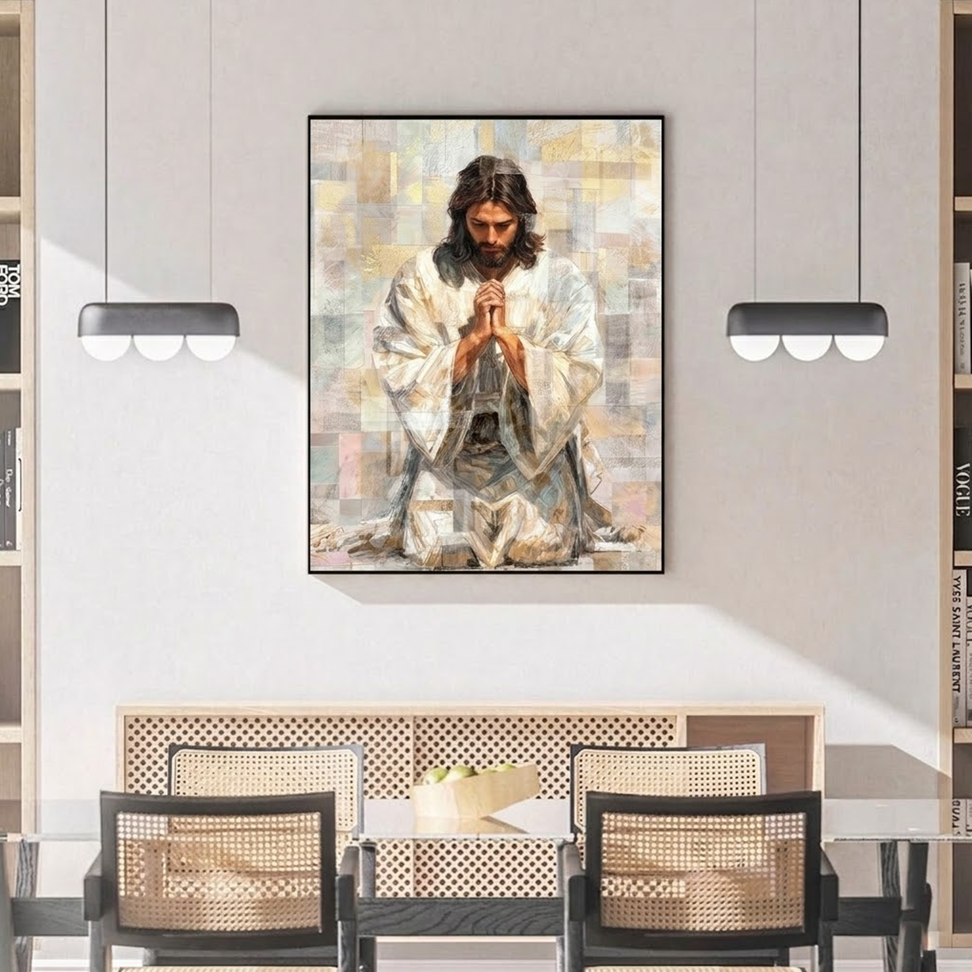 Pieces of the Divine Canvas Home Decoration