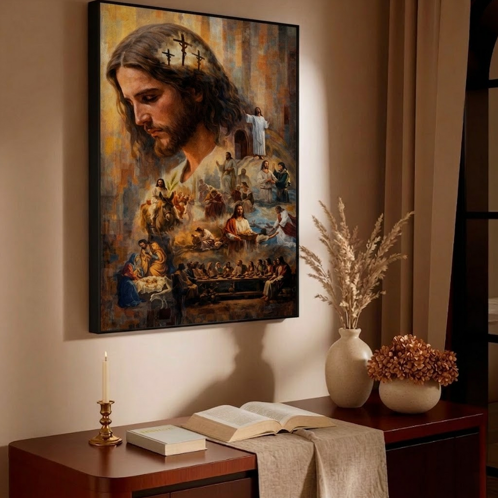 The Story of Redemption Canvas Home Decoration