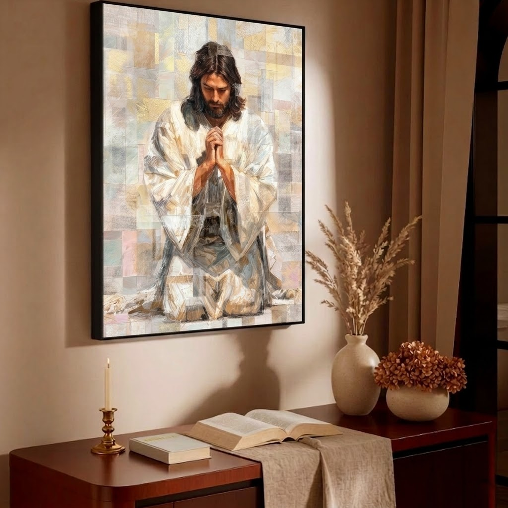 Pieces of the Divine Canvas Home Decoration