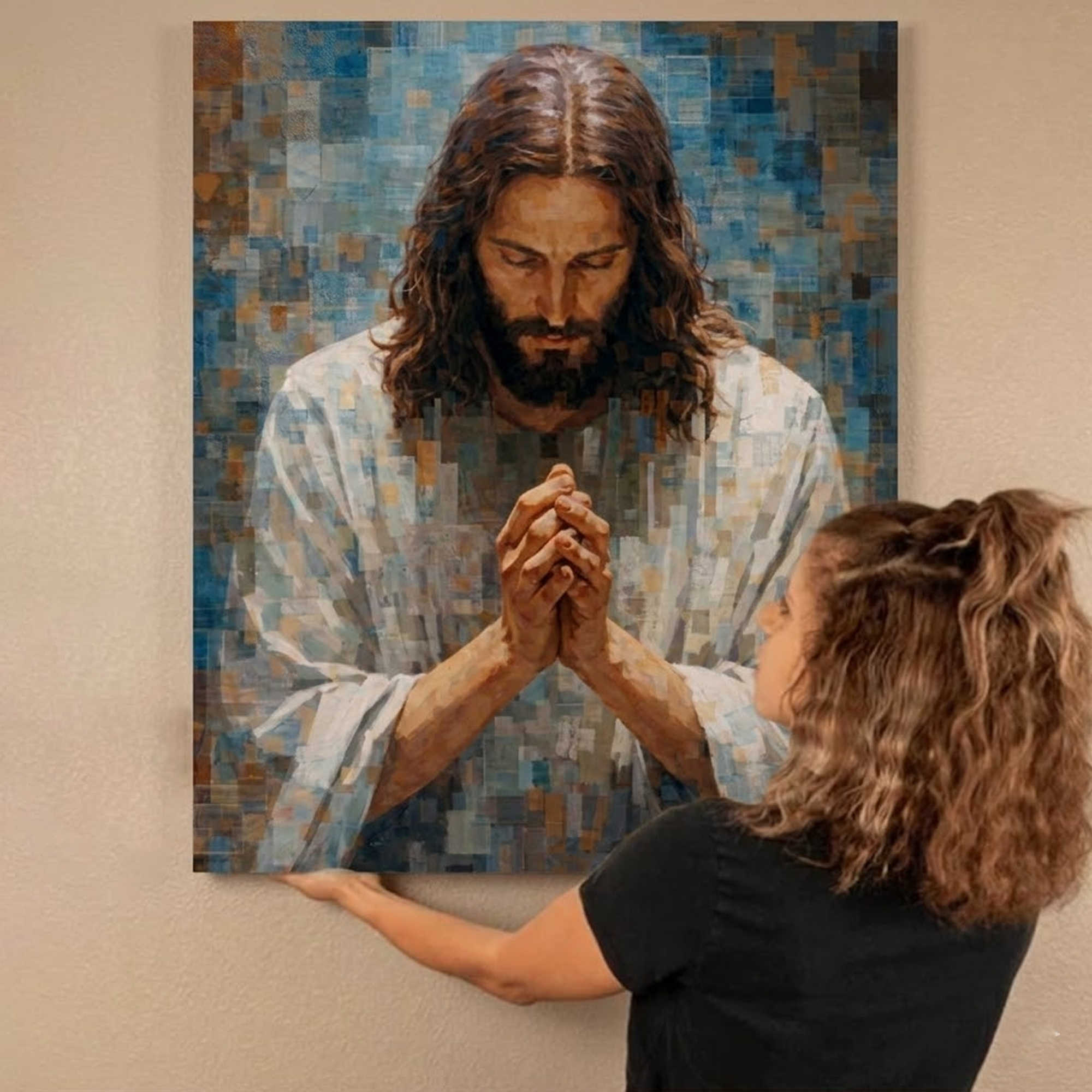 Divinity in Pieces Canvas Home Decoration