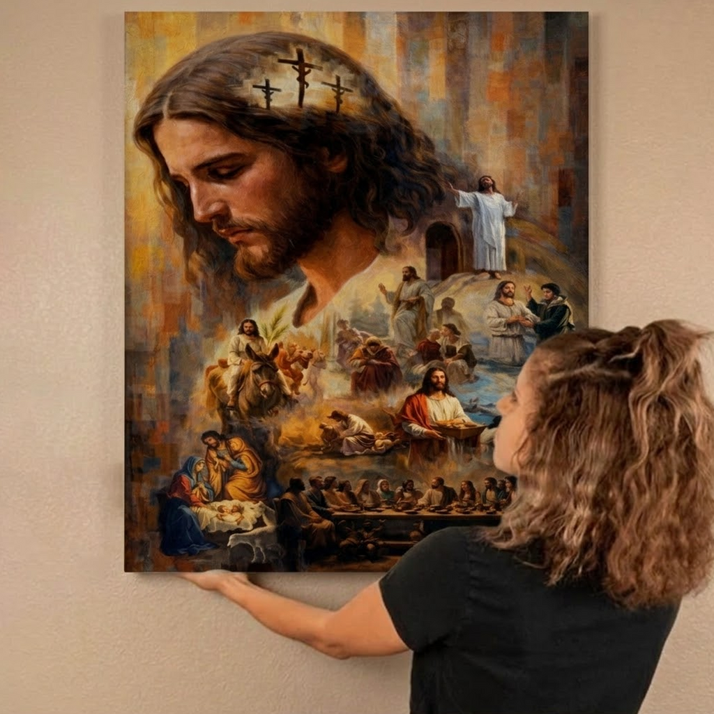The Story of Redemption Canvas Home Decoration