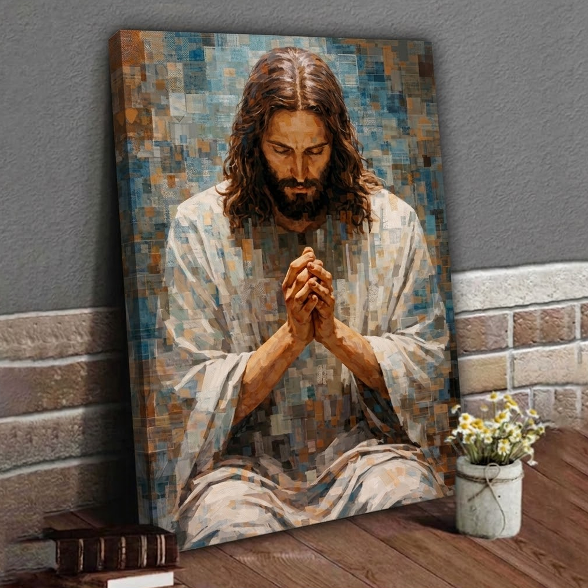 Divinity in Pieces Canvas Home Decoration