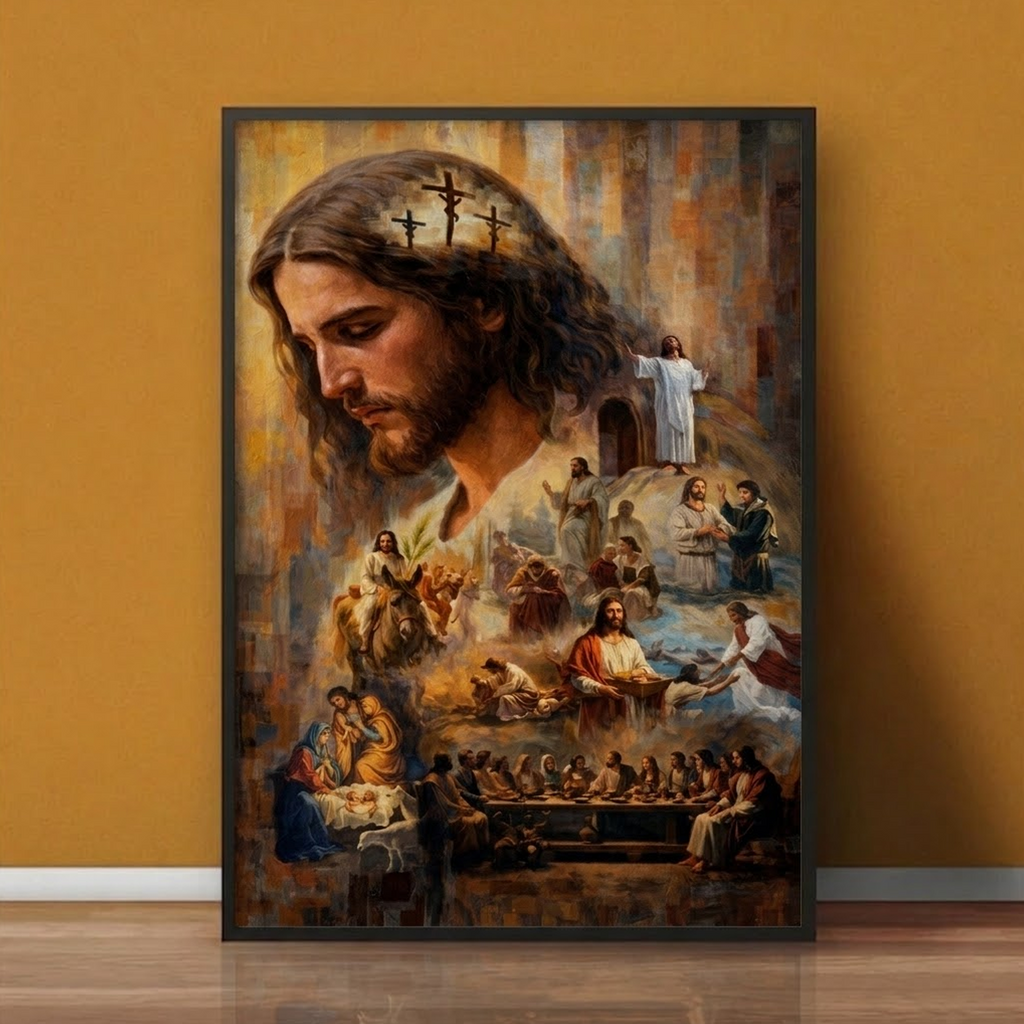 The Story of Redemption Canvas Home Decoration
